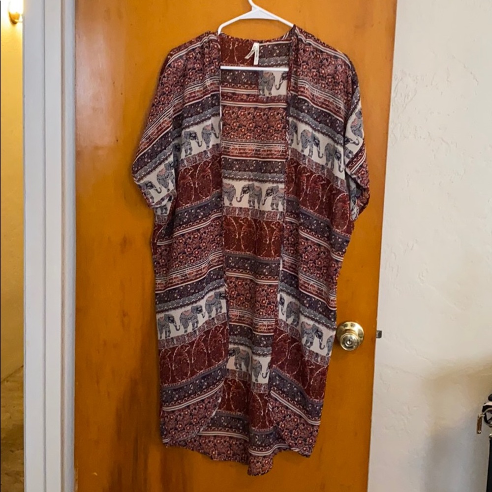 elephant kimono
